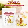 Aged Garlic Extract, 7500mg Organic Garlic Capsules Supplement, 150 Softgels | Org anic, All-Natural, Non-GMO, Gluten-Free | Daily Immune for Adults (150 Capsules)