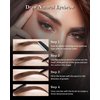 12Pcs Waterproof Light Brown Eyebrow Pencil Set, Professional Brow Micro Eyebrow Retractable Pencil, Ultra Fine Long Lasting for Perfect Eye Liner Brows Eye Makeup Shaping & Filling Brow Gel Pen- 02