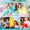 Lynncare Friendship Bracelet Making Kit for Girls, DIY Braided Rope Kids Jewelry Making Kit Craft Toys for 6 7 8 9 10 11 12 Years Girls, Travel Activity Set for Teens Girl