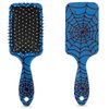 Detangler Hair Brush Blue Spider Web Hairbrush for Kids Boys Girls, Glide Through Tangles with Ease and Massage Scalp, Smooth for All Hair Types (Wet Dry Thin Long Curly Hair)