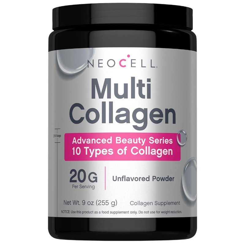 NeoCell Super Multi Collagen Peptides Powder | 9oz | 10 Types of Collagen | Skin, Hair and Nails ...
