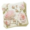 Floral Paper Cocktail Napkins 2 X 20pcs Lucy Beauty Pale Pink Roses Decoupage Vintage Shabby Chic