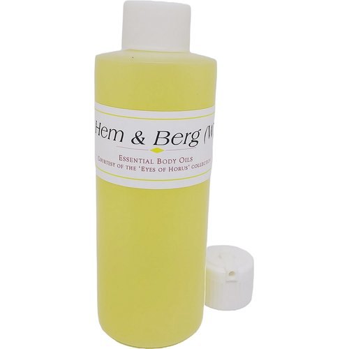 TCEShop Hemlock & Bergamot - Type JM For Women Scented Body Oil Fragrance [Flip Cap - Gold - 4 oz.] - ID#27503