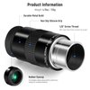 NEEWER 1.25 Inch Plössl Telescope Eyepiece, 48 Degree Wide Apparent Field Lens with 40mm Focal, Multiple Coated HD Optical Glass 4 Elements Standard 1.25" Interface for Astronomy Telescope, LS-T19