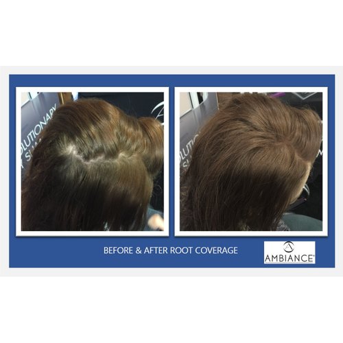 Ambiance Dry Shampoo–3-in-1 Cleans, Covers & Conceals. Absorbs Oil to Refresh Hair, Boosting Body & Shine. Covers Roots & Gray Between Colorings. (Combo- Brush + Refill, Brunette)