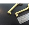 Grandfather Clock Door Key set of 2 in Brass Finish for Howard Miller