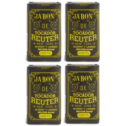 Generic Murray & Lanman Reuter Soap Bar - Jabon de Tocador Reuter 3.3 Oz (Pack of 4)