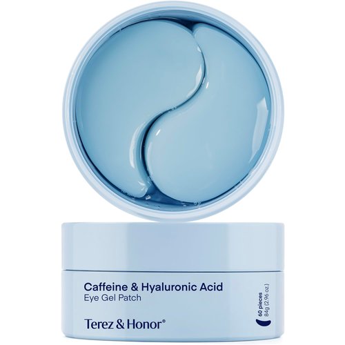 Under Eye Patches for Dark Circles: Puffiness &amp; Eye Bag Treatment Gel Mask with Caffeine Hyaluron...