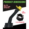 Gas Can Spout Replacement 5 Gal (4 Pack) Gas Can Nozzle For Blitz Old Style Gas Cans, Includes Nozzles, Caps and Vent Caps
