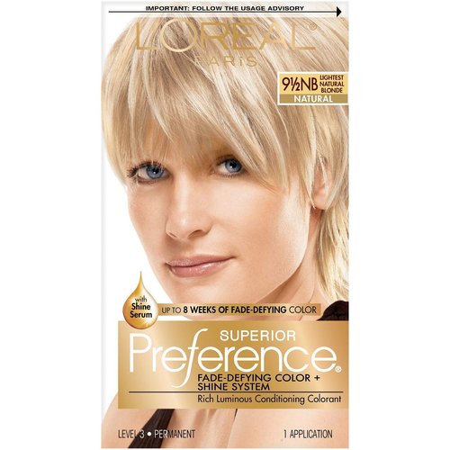 Pref Haircol 9.5nb Size 1ct L'Oreal Preference Hair Color Lightest Natural Blonde #9.5nb