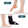 JOMECA Drop Foot Brace with Arch Support, Medical Grade Adjustable AFO & Foot Orthosis Brace for Walking, Relieve the Instability of Lower Limbs by MS, TBI, Stroke, Cerebral Palsy, Fracture (Left, Medium)
