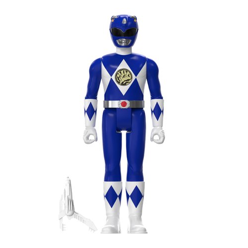 Super7 Mighty Morphin Power Rangers Blue Ranger - 3.75" Power Rangers Action Figure in Special Edition Packaging Classic TV Show Collectibles and Retro Toys