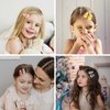 ACO-UINT Sparkly Glitter Hair Clips for Girls, 28 Pack Hair Barrettes for Kids Toddler Women Girls Hair Accessories