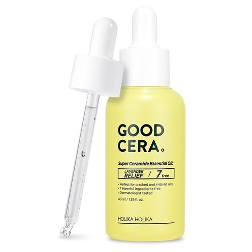 HOLIKA HOLIKA Good Cera Super Ceramide Essential Oil 1.35 fl. oz. | Intensely Hydrating Face & Skin Oil | Organic Face Moisturizer & Body Oil for Dry Skin | Fermented Ceramides Essential Oils for Face