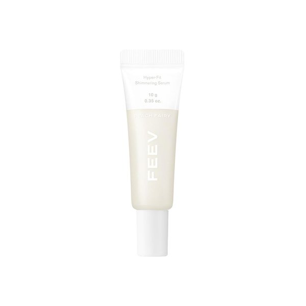 FEEV Hyper-Fit Shimmering Serum (10g) | Natural Shimmer Glow | 60% Of Moisturizing Essense | Liquid Highlighter | Vegan | K-Beauty (Peach Fairy, 0.35 Ounce)