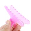 Sonew 12Pcs / Set Colorful Hair Clips Lovely Butterfly Holding Hair Hold Clip Hair Section Claw Clamps Hairdressing Tool(Clear)