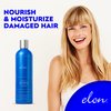 Elon Essential Shampoo for Damaged Hair — Shampoo for Dry Hair, Color-Safe & Color-Extending Hair Repair Shampoo — Hydrating Shampoo, Sulfates Free & Paraben Free (12 Fl Oz) — Hair Products
