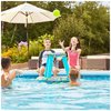 SwimWays Hydro Spring Hoops, Pool Toy, Inflatable Pool Game Basketball Set