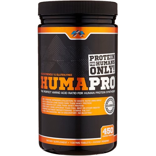 ALR Industries Humapro | Whole Food Protein Equivalent, Protein Matrix Formulated for Humans, Essential Amino Acids, Easy Digestion, Lean Muscle Gain | 450 Tablets/ 90 Serving
