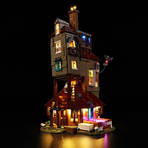Kyglaring LED Lighting Kit for Lego The Burrow – Collectors' Edition Model Set, Compatible with Lego 76437 (Lego Set not Included)