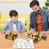 10 in 1 Kids STEM Building Toys, Electric Building Blocks Toys Set for 5 6 7 8+ Year Old Boy, Educational STEM Learning Construction Excavator Kit for Kids Age 4-8 5-7 6-8 8-10