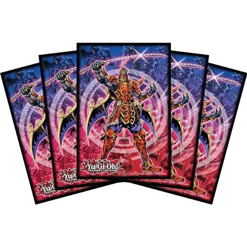 Konami Official Card Supplies YUGIOH Card Sleeves Legendary Six Samurai 50 Count