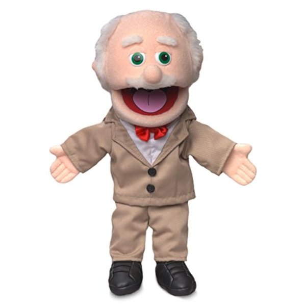 14" Pops, Peach Grandfather, Hand Puppet