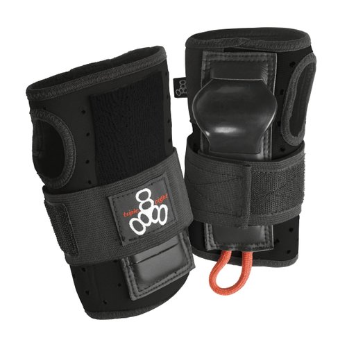 Triple Eight RD Wristsaver Wrist Guards for Roller Derby and Skateboarding (1 Pair), Medium, Black