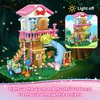 Tree House Friends Building Toys for 6 7 8 9 10 12+ Year Old Girls Boys, Light-up Forest Friendship Animals Flowers Treehouse STEM Construction Craft Kit, Birthday Christmas Toy Gifts for Kids, 660Pcs