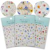 CESTSIREN Flower Nail Art Stickers 3D Embossed Nail Decals for Nail Art Design Self-Adhesive Spring Summer Nail Accessories for Women Nail Art Supplies 3 Sheets