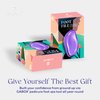 GABOX Nano Glass Pro Foot File - Callus Remover for Feet - Heel Foot Scrubber Dead Skin Exfoliator - Pedicure SPA Tool for Women & Men - Removedor de Callos en Los Pies - Crystal Purple