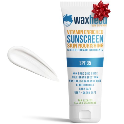 Waxhead Mineral Sunscreen, Non Nano Zinc Oxide Sunscreen, Non Toxic Sunscreen, Natural Sunscreen, Tattoo Sunscreen, Biodegradable Sunscreen, Sun Block, Zinc Sunscreen