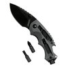 Kershaw Shuffle 2.4-Inch 8Cr13MoV Steel Pocket Knife with Black Oxide Coating and High Tech Function, 3.5 oz., Gray