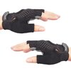 Hopedas Workout Gloves Weight Lifting Gloves Palm Support Protection for Men Women, Exercise Gloves Sports for Training, Fitness, Gym, Black