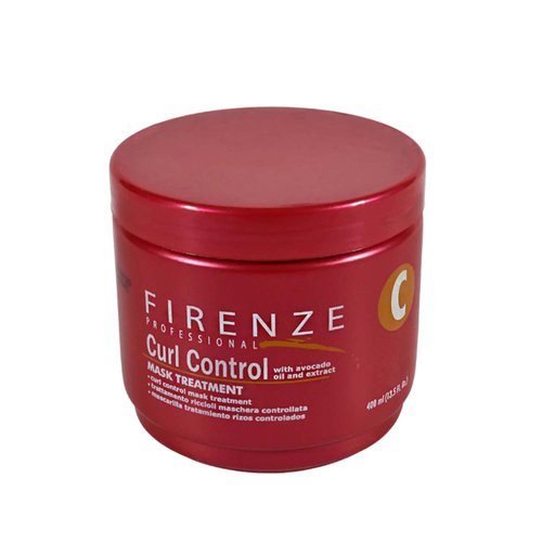Firenze Professional Curl Control Mask Treatment with avocado oil extract (salt sulfate & paraben free) 13.5 oz, Includes Gift Bag