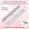 Makartt Nail File: 80 80 Grit Emery Boards for Nails, 10pcs Nail Files for Acrylic Nails, Professional Washable Doubled Sides Nail File Kit, Coarse Fingernail Files for Beauty