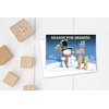 Stonehouse Collection - 18 Christmas Cards Boxed with Envelopes, Funny Christmas Cards, Season for Sharing, Funny Santa Holiday Greeting Card, Bulk Christmas Cards, Boxed Christmas Cards