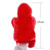 Plush Parrot Hand Puppets Birds Stuffed Animals Toys for Imaginative Pretend Play Storytelling Red