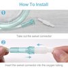 10PCS Adult Soft Nasal Cannula, 7 FT Nasal Tubing for Oxygen, Included 5PCS Nasal Cannula Oxygen Tubing and 5PCS Tubing Connectors - Standard Connector