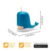 PELEG DESIGN Jonah Toothpick Holder - Cute Whale Toothpick Dispenser - Fun and Decorative Plastic Toothpick Holder for Easy Access During Meals or Gatherings