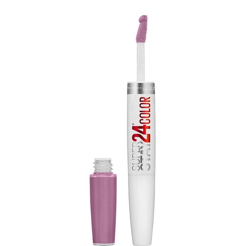 Maybelline SuperStay 24 2-Step Liquid Lipstick Makeup, Lasting Lilac, 1 kit