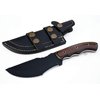 Whole Earth Supply 1095 High Carbon Hunting Knife Tracker Knives Sheath Black Powder Micarta
