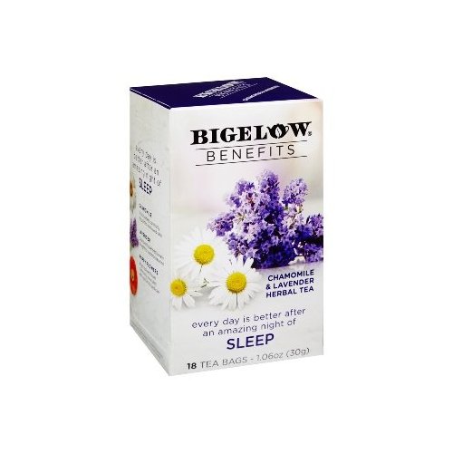 Bigelow Benefits - Chamomile &amp; Lavender Herbal Tea, Pack of 3