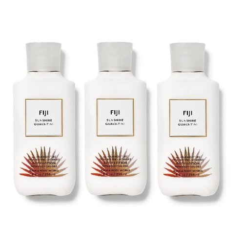 Bath & Body Works FIJI SUNSHINE GUAVA-TINI Value Pack - Lot of 3 Body Lotion - Full Size