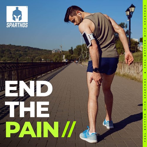 Thigh Support Compression Sleeve Cobalt Blue XL