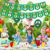 Keroppi Birthday Party Decorations, 83pcs Keroppi Frog Party Supplies with Happy Birthday banner, Cupcake Toppers, Balloons and Stickers for Big-Eyed Frog Theme Kids Birthday Shower Party