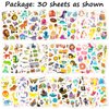 Habett Tattoos for Kids, 300+ Mixed Styles Temporary Tattoos Stickers Set for Girls and Boys, Space Dinosaur Animals Butterfly Fish Tattoos for Kids Birthday Party Supplies Party Favors