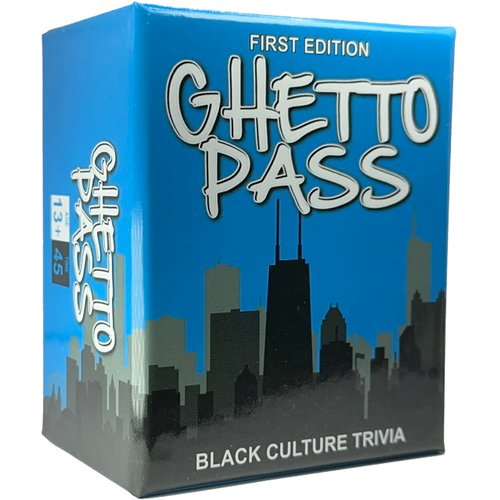 LewisRenee Ghetto Pass Black Culture Celebration Urban Game - Perfect Black Card Games for Black People & Those Who Love Black Culture Trivia Games Family Game Nights Urban Fun for All Ages