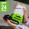 Greenworks 24V Lantern Cordless 500lm Camping Light with USB-A and USB-C Port, tool only