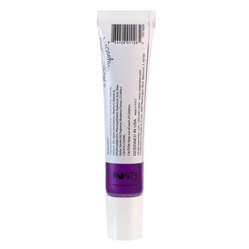ROSÉE & CO Rosee Lip Gloss Vegan & Cruelty Free Treatment, Long Lasting Glossy with Shea Butter, Moisturize, Protect & Smooth - Clear (l.Blueberry Jelly)